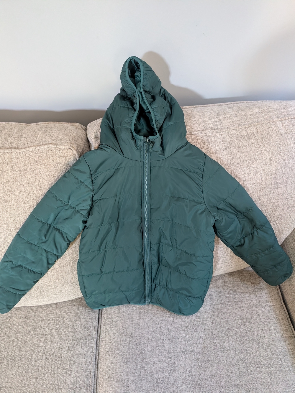 Carter's Forest Green Hooded Puffer Jacket